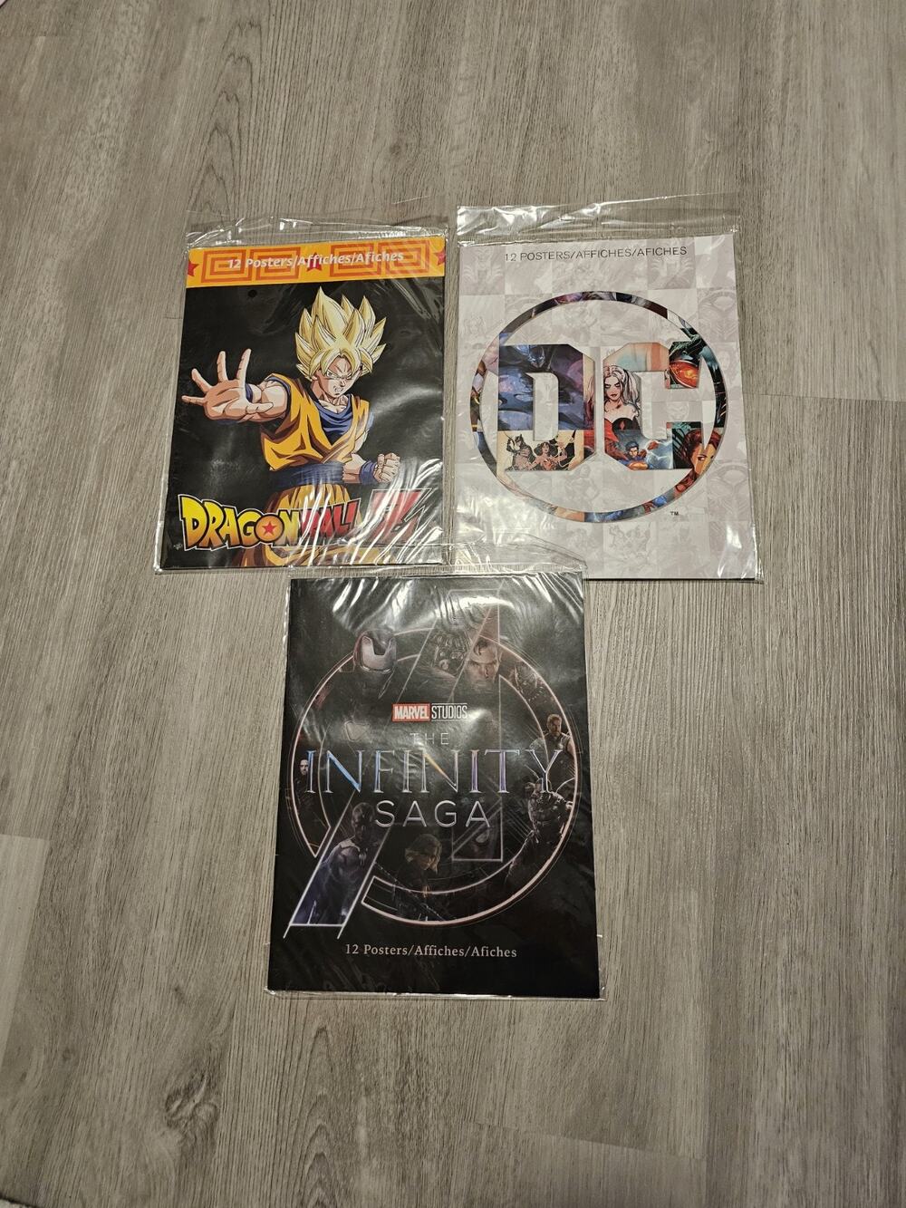 Marvel Avengers, DC, DBZ 12 Posters (Still Sealed) - Picture 1 of 5